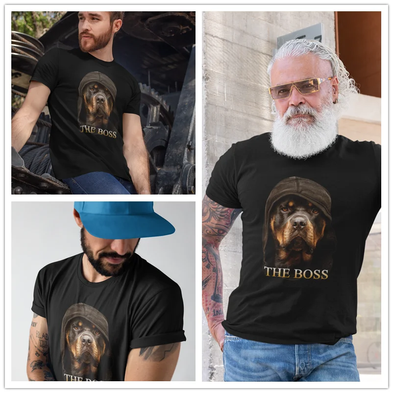 Ротвейлера футболка ротвейлера босс дизайн Zilly безрукавка большая прикольная