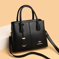top quality designer bag women pu leather handbag large capacity ladies messenger bag solid color female shoulder crossbody bags