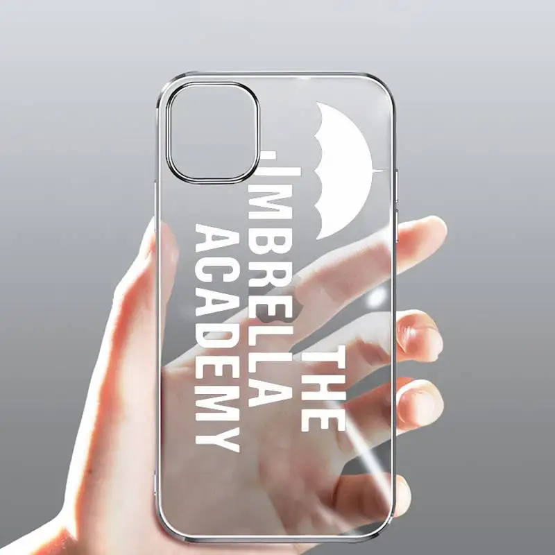 

New TV The Umbrella Academy Phone Case Transparent for Clear iPhone case 11 12 mini pro XS MAX 8 7 6 6S Plus X 5S SE 2020 XR