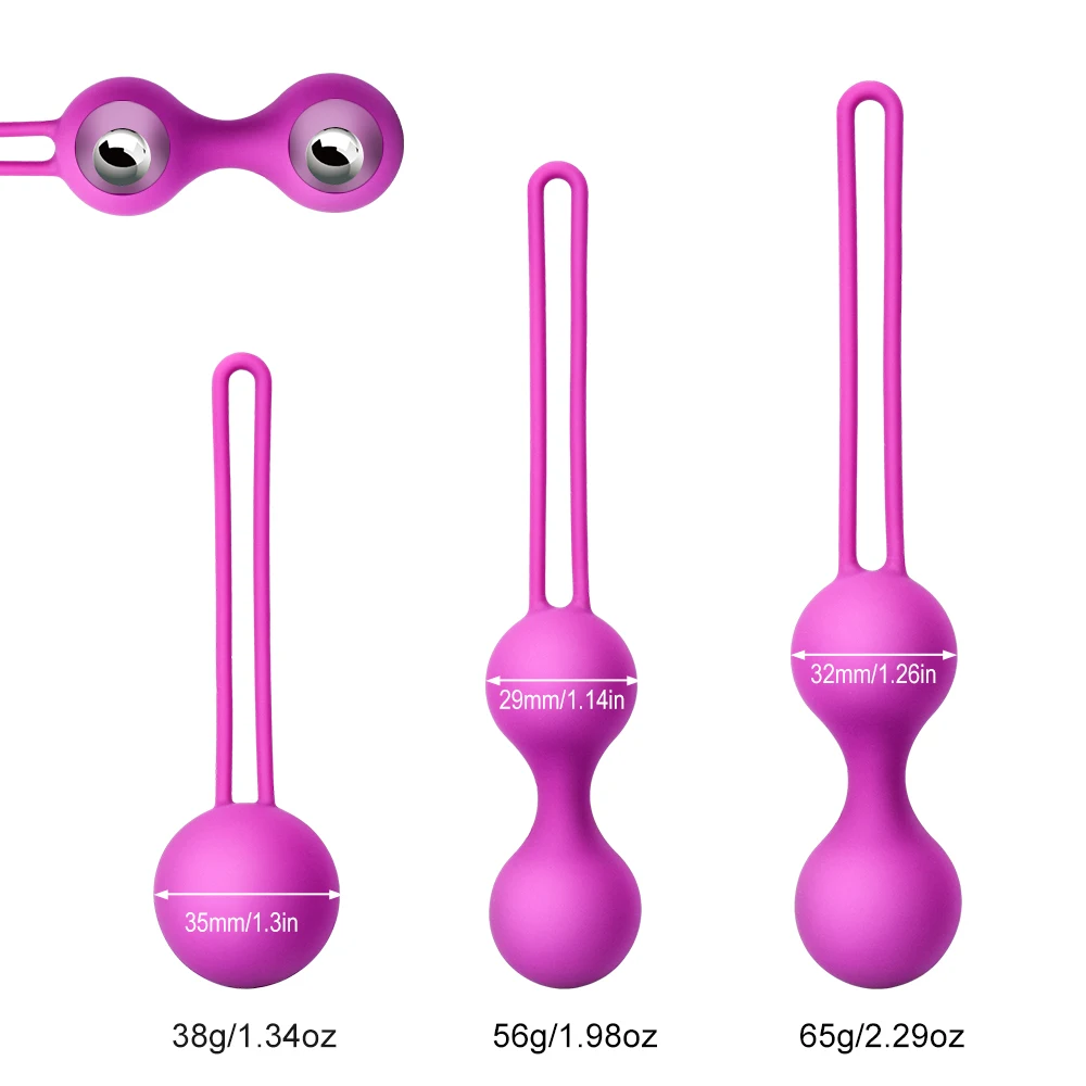 Тренажер Кегеля для женщин безопасный силиконовый вибратор с умными шариками