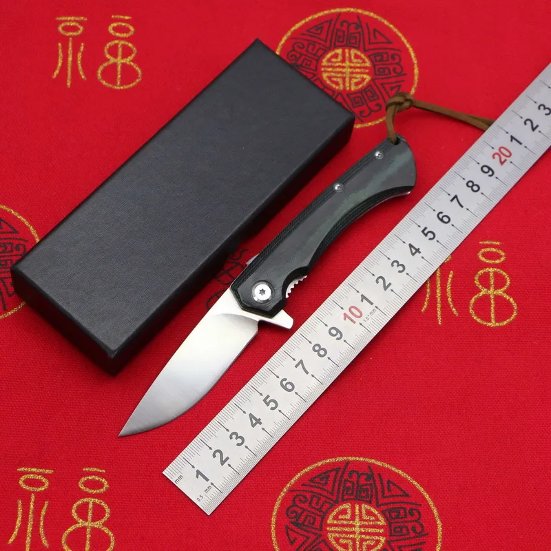 Складной нож LOVOCOO B Rain темно зеленое лезвие DC53 Ручка Micarta открытый охотничий