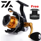 Двойной катушки спиннинг рыболовная катушка с запасная шпуля катушка спиннинга для морской рыбалки на карпа подачи бесплатные металлические пластины запасные катушка