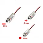 650 нм 5 МВт красная точкалинияКрест лазерный модуль головка стеклянный объектив Фокусируемый промышленный класс