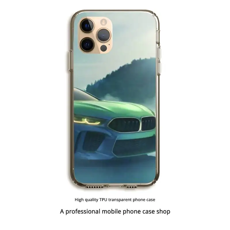 

Fast Furious Sports Car Phone Case Clear Cover For Iphone 5 6 7 8 11 12 plus XR X XS SE2020 11/12PRO Max Transparent Cases
