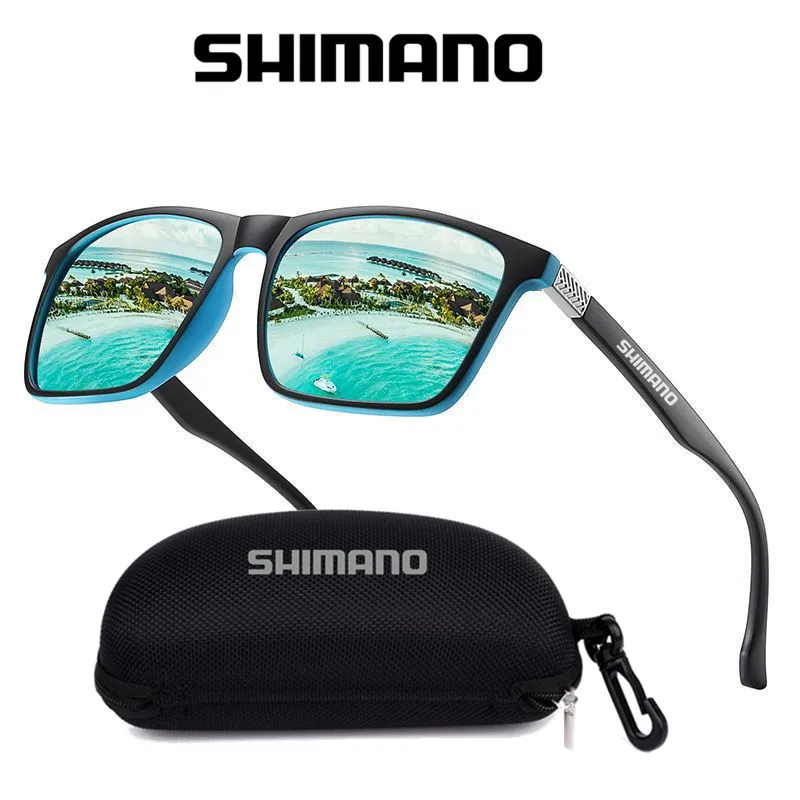 Мужские солнцезащитные очки для рыбалки Shimano классические поляризационные с