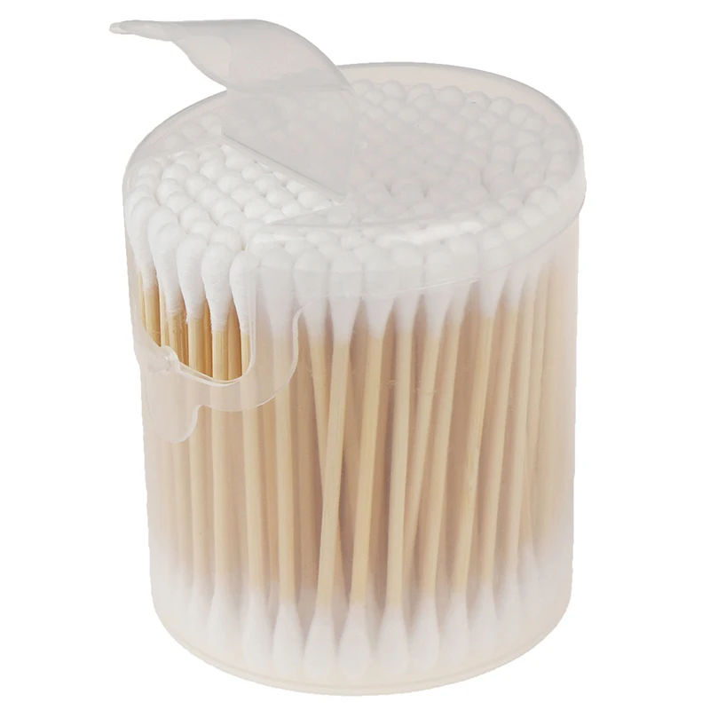 

150/200/300pcs Double Head Cotton Swab Women Makeup Cotton Buds Tip For Medical Wood Sticks Nose Ears Cleaning Health Care Tools