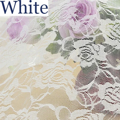 White 10 м белый кружевной фон свадебное украшение арки вечерние скатерти Декор кружевной ткани драпировка студийный свадебный фон, ткань - Цвет: White