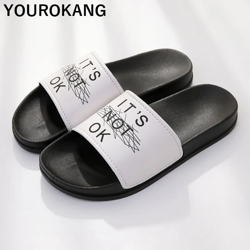 Мужские летние шлепанцы Пляжная обувь для пар Унисекс Модные Нескользящие