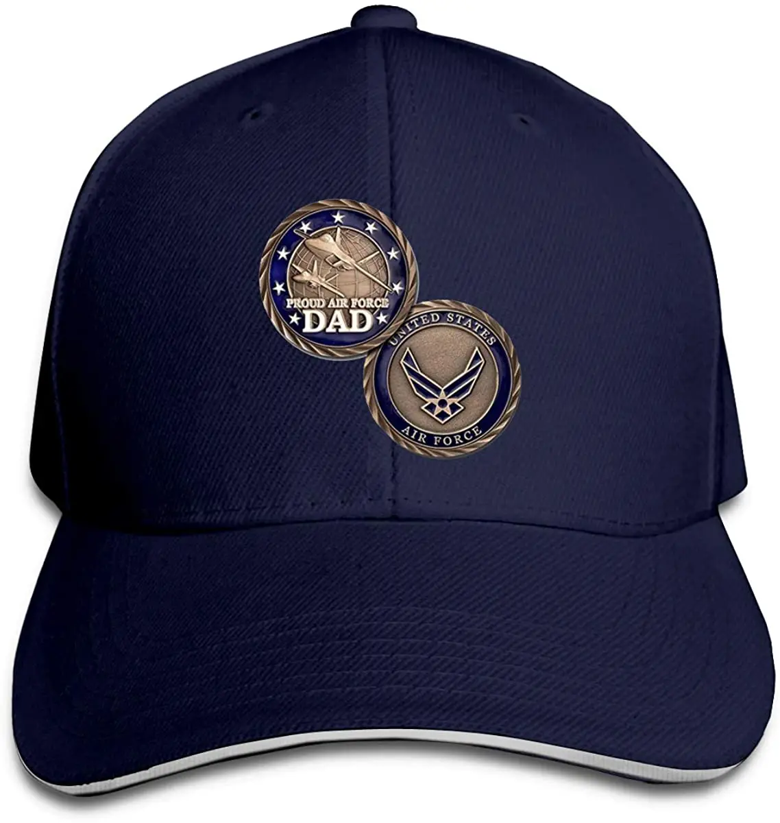 

Proud Air Force Dad Baseball Caps Sandwich Caps