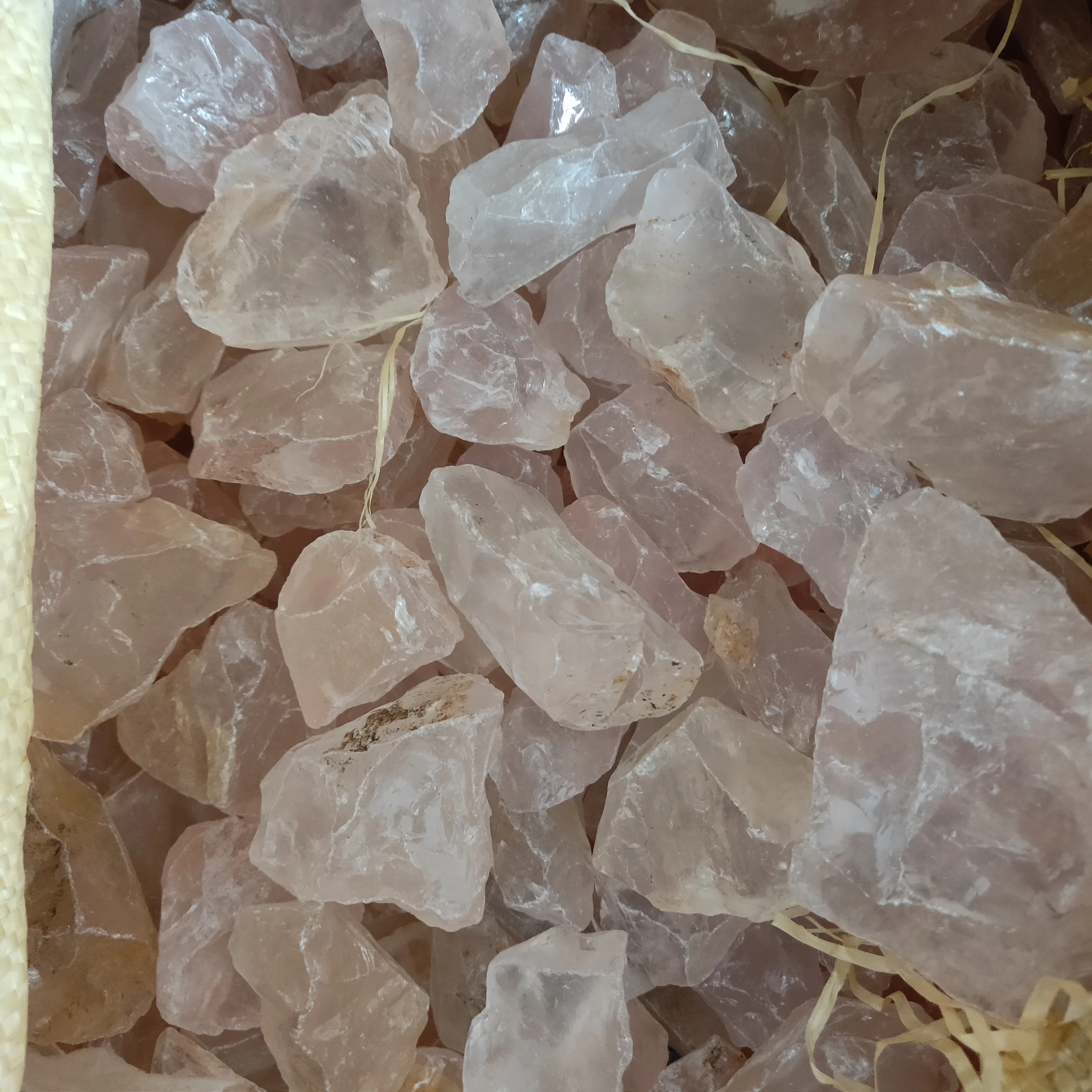 300g100% натуральный розовый кристаллический порошок кристалл гравий камни