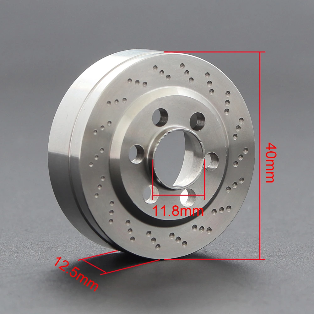2 шт латунные тормозные диски для 1 9 дюймов Vanquish Beadlock колеса Axial каприа Wraith SCX10 Traxxas