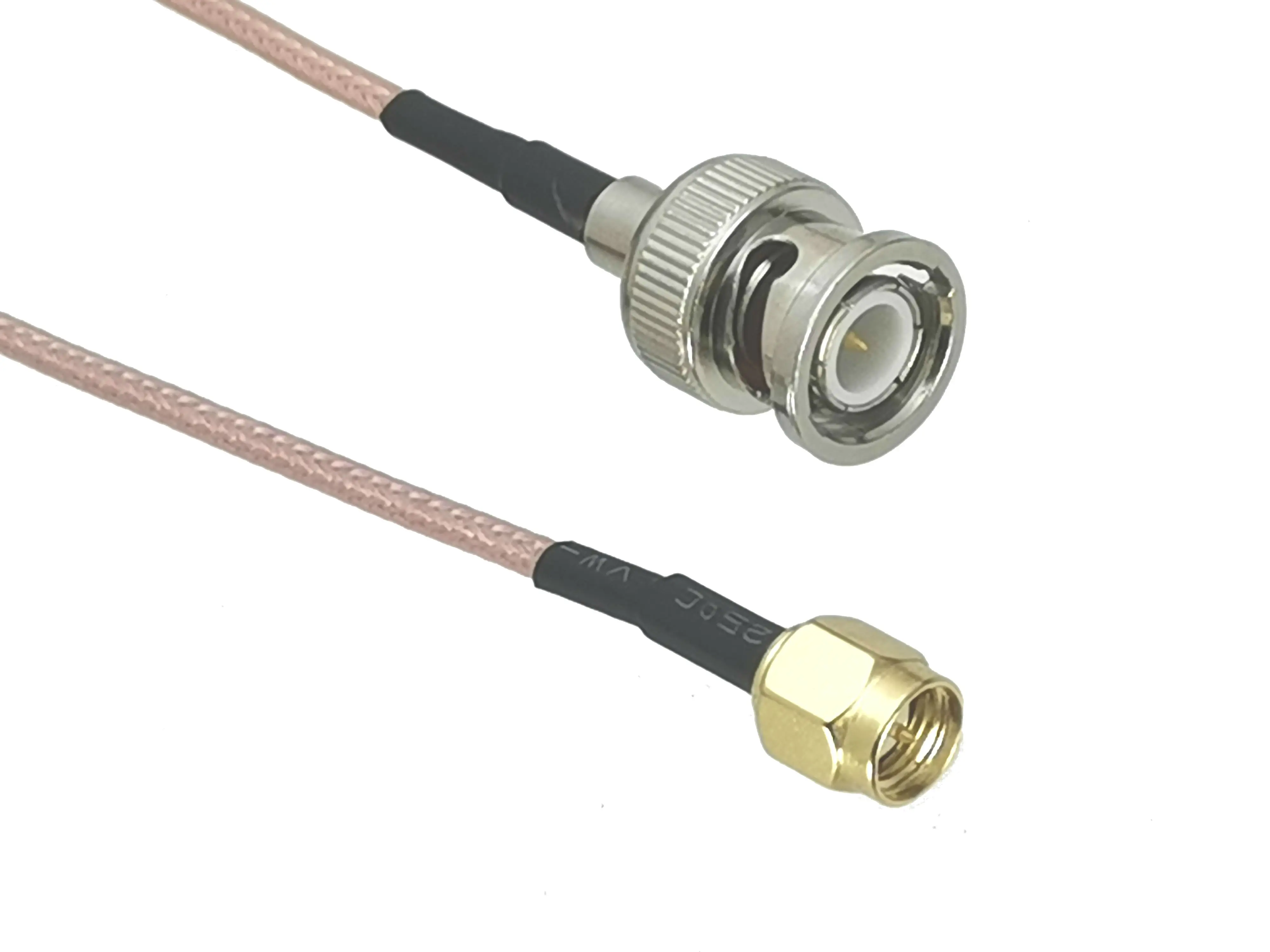 RG316 кабель BNC штекер к SMA обжимной разъем для клемм проводов RF перемычка косички