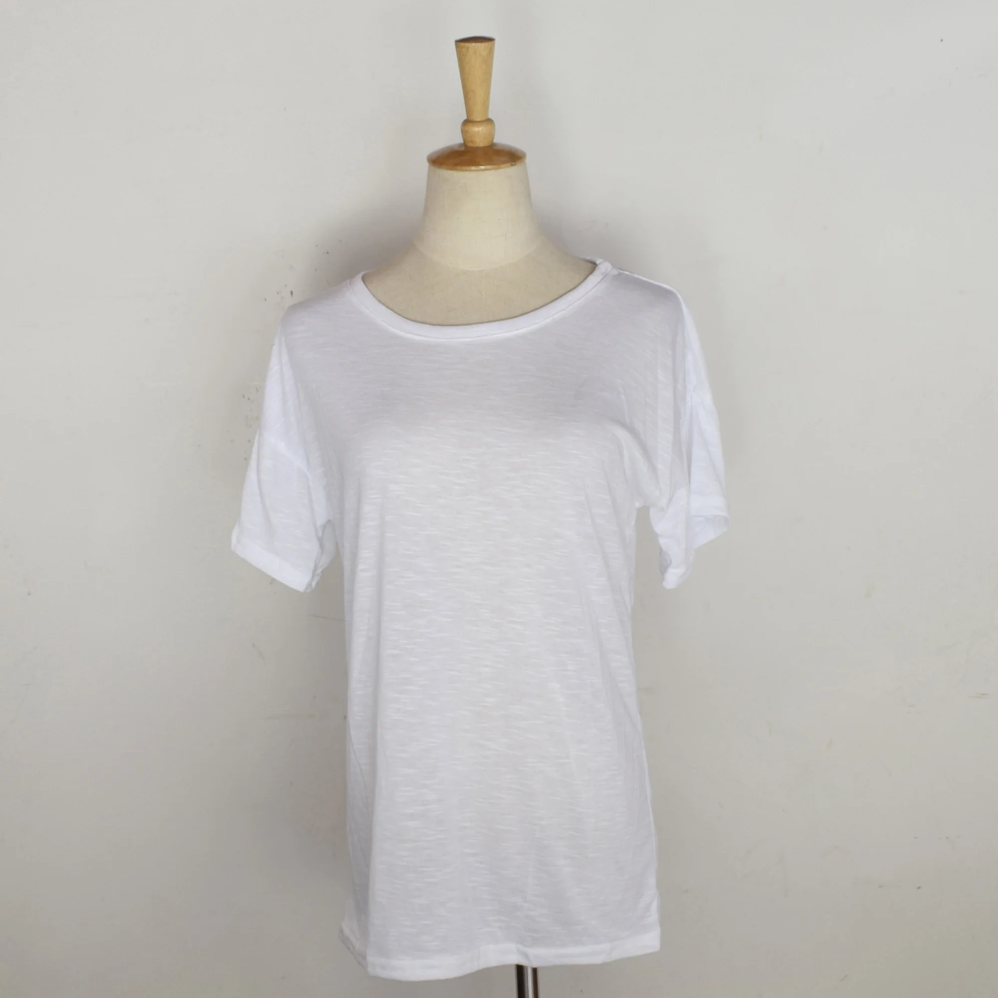 Женская хлопковая Футболка Nagodo белая Повседневная футболка с коротким рукавом