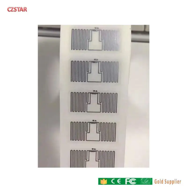 U8 большой диапазон uhf rfid-метка клейкая этикетка epc gen2 с влажной инкрустацией
