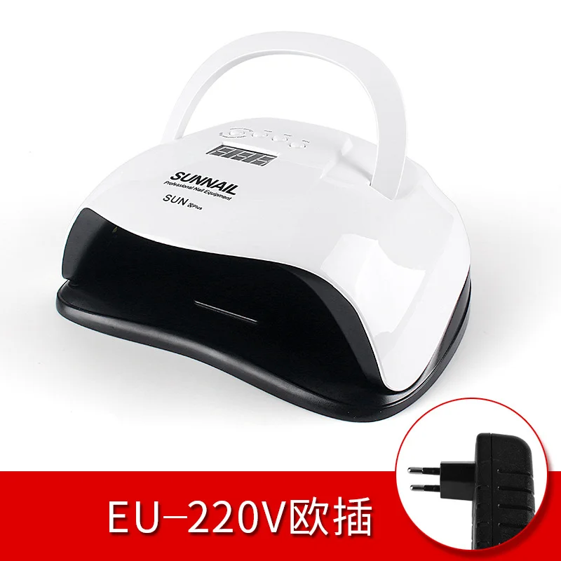 

Manicure Dryer Hand-Held Nail Dryer 10s Quick-Drying Manicure Dryer Tools for Store (White 80w European Standard)