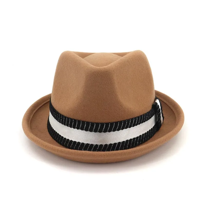 Зимние фетровые шапки Фибоначчи высокого качества из шерсти войлочные для