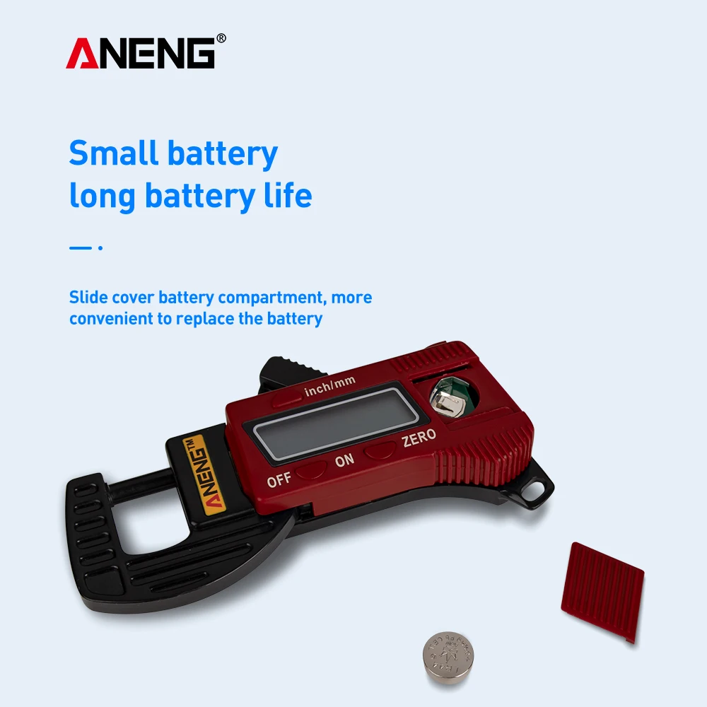 Цифровой мини толщиномер 0 01 мм измеритель толщины циферблата штангенциркуль из