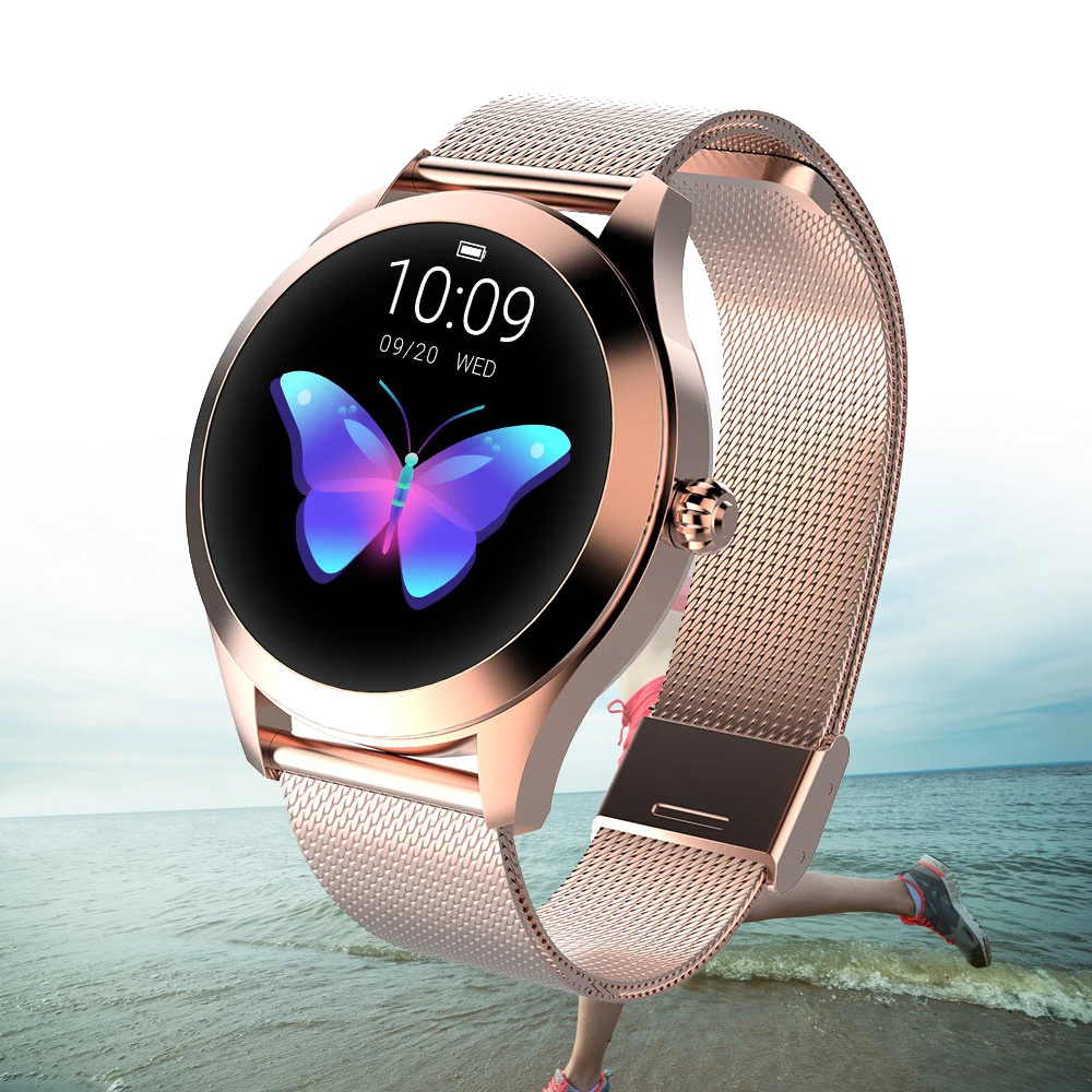 

Fitness Smart Watch Women 2020 IP68 Waterproof Heart Rate Monitoring Bluetooth For Android IOS Fitness Bracelet Smartwatch vs H8