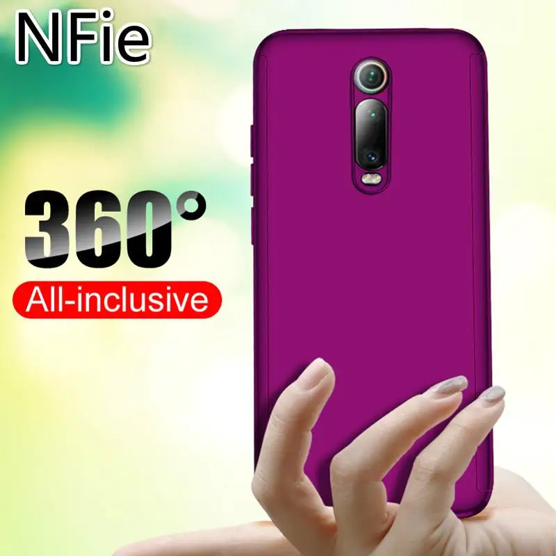 Роскошные 360 Полное покрытие противоударный чехол для Xiaomi CC9E 9X 9SE F1 Mi9 Mi8 Redmi K20Pro 4X 4XPro 6A 6PRO Note 7 6 5 F1 крышка с Стекло