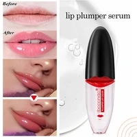 ibcccndc lip plumper gel lips care serum essential oil increase lip elasticity reduce fine lines clear lip gloss cover top coat