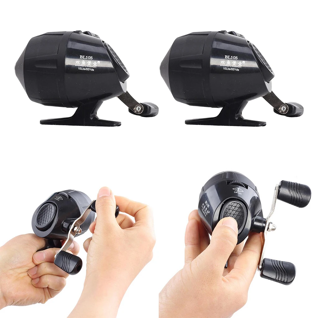 2 шт. рыболовная катушка из нержавеющей стали 10 фунтов/85 ярдов|Рыболовные катушки|