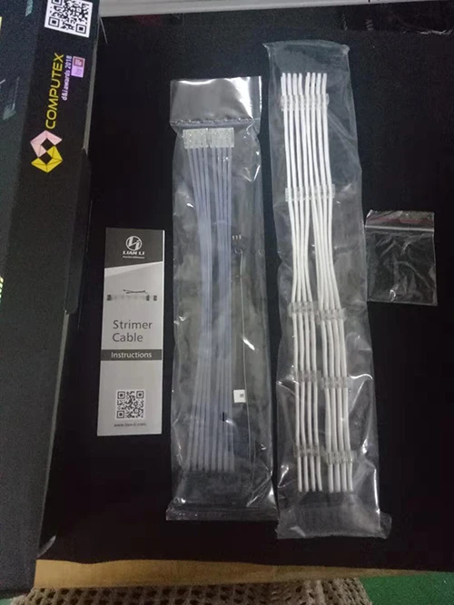 GPU 8P x 8P LIANLI 24p 8 GPU материнской платы кабель-удлинитель для всех цветов радуги поддерживают синхронный ореолом материнская плата контроллера 5V 3PIN - Цвет лезвия: GPU 8P x 8P