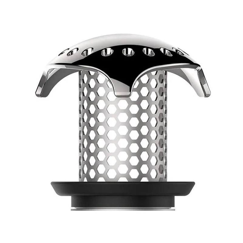 

Steel Bath Tub Floor Drain Stopper Protector Hair Catcher Strainer + 4 Rubbers 1set Anti-blocking Floor Drain