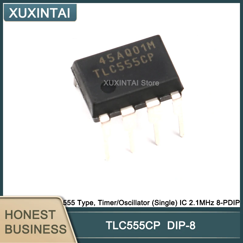 

50Pcs/Lot TLC555CP TLC555 555 Type, Timer/Oscillator (Single) IC 2.1MHz 8-PDIP