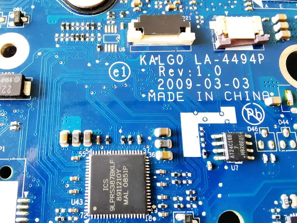 Оригинальная материнская плата для ноутбука ACER 4736 4736G 4736Z DDR3 KALG0 LA 4494P
