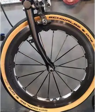 Schwalbe One) подходит для Brompton Chpt3 v.2 специфическая Складная шина для загара 35-349