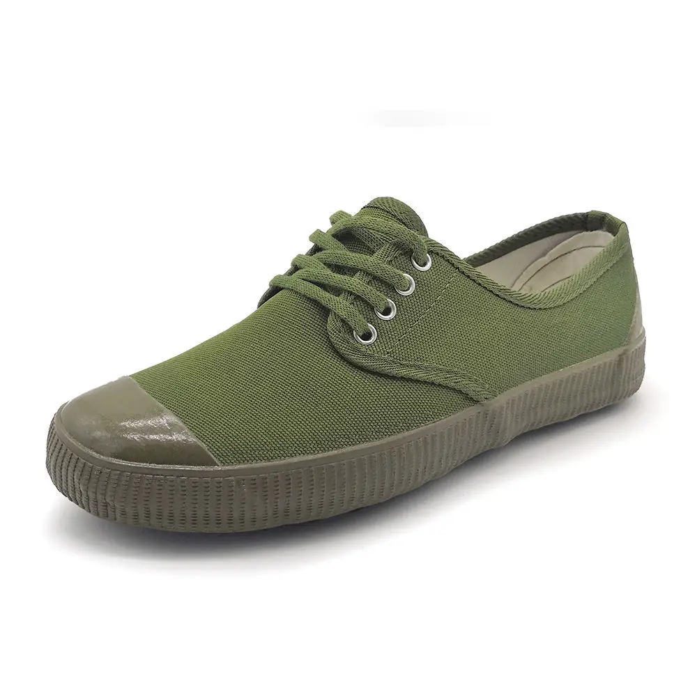 

Jiefang shoes men's and women's shoes non-slip wear-resistant camouflage rubber shoes vulcanized shoes green Chinese shoes