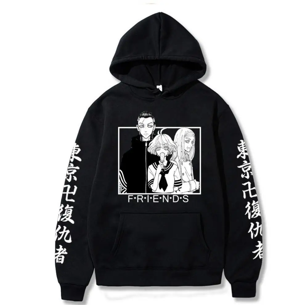 

Толстовка мужская оверсайз в стиле кэжуал, аниме Токийский Мстители, сендзю микей Дракен, уличная одежда, Свитшот в стиле унисекс, пуловер в ...