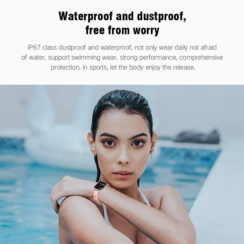

2021 Smart Watch Activity Fitness Pedometer Health Heart Rate Sleep Tracker IP67 Waterproof Sport Watch For Men Women Smartwatch