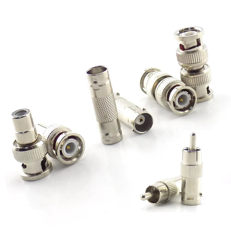 

BNC Female Connector to Female BNC Male to Male RCA Female BNC Female to RCA Male Adapter Plug For System CCTV Camera