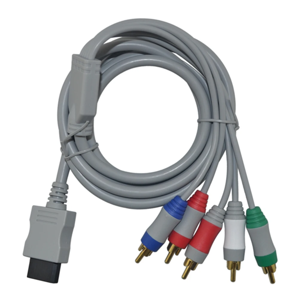 Компонент HDTV AV аудио адаптер кабель шнур провод 5RCA для Nintendo Wii | Электроника