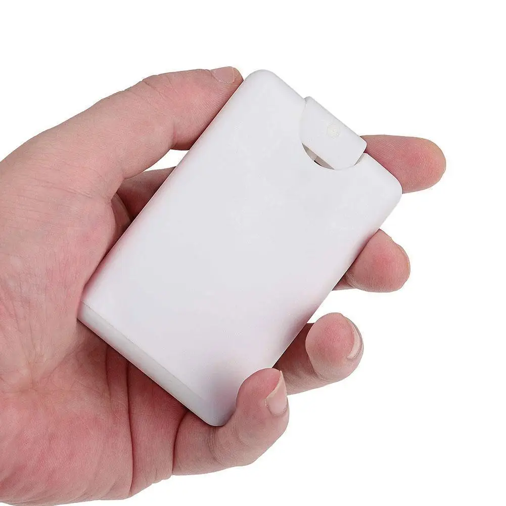 

1pcs Card Shaped Bottle Perfume Spray Refillable Empty Bottle Flat Type Fine Mist Atomizer 20ml