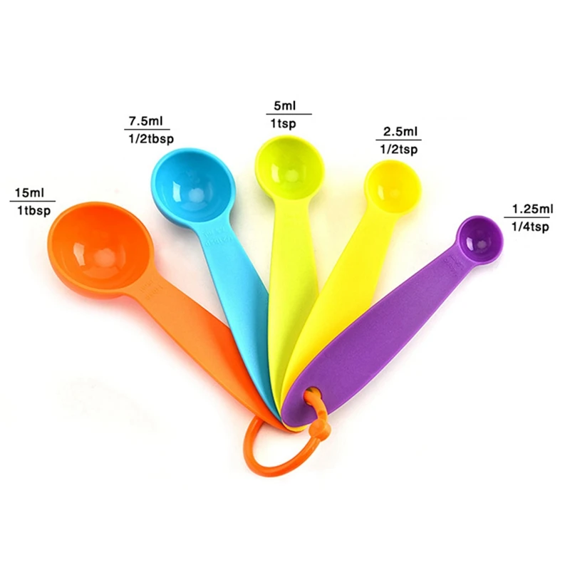 5 шт. Пластиковые мерные ложки |