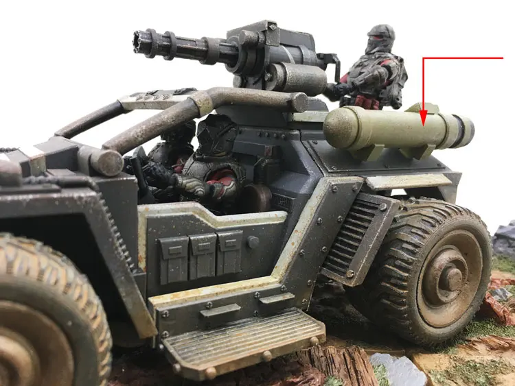 1/25 JOYTOY mecha RHINOCEROS Скаут автомобиль и UNSC девятый Легион солдат фигурка