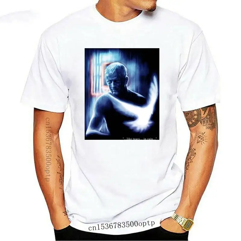 

New Blade Runner Rutger Hauer Roy Batty Like Tear In Rain Epic Scene Black T-Shirt Birthday Gift Tee Shirt