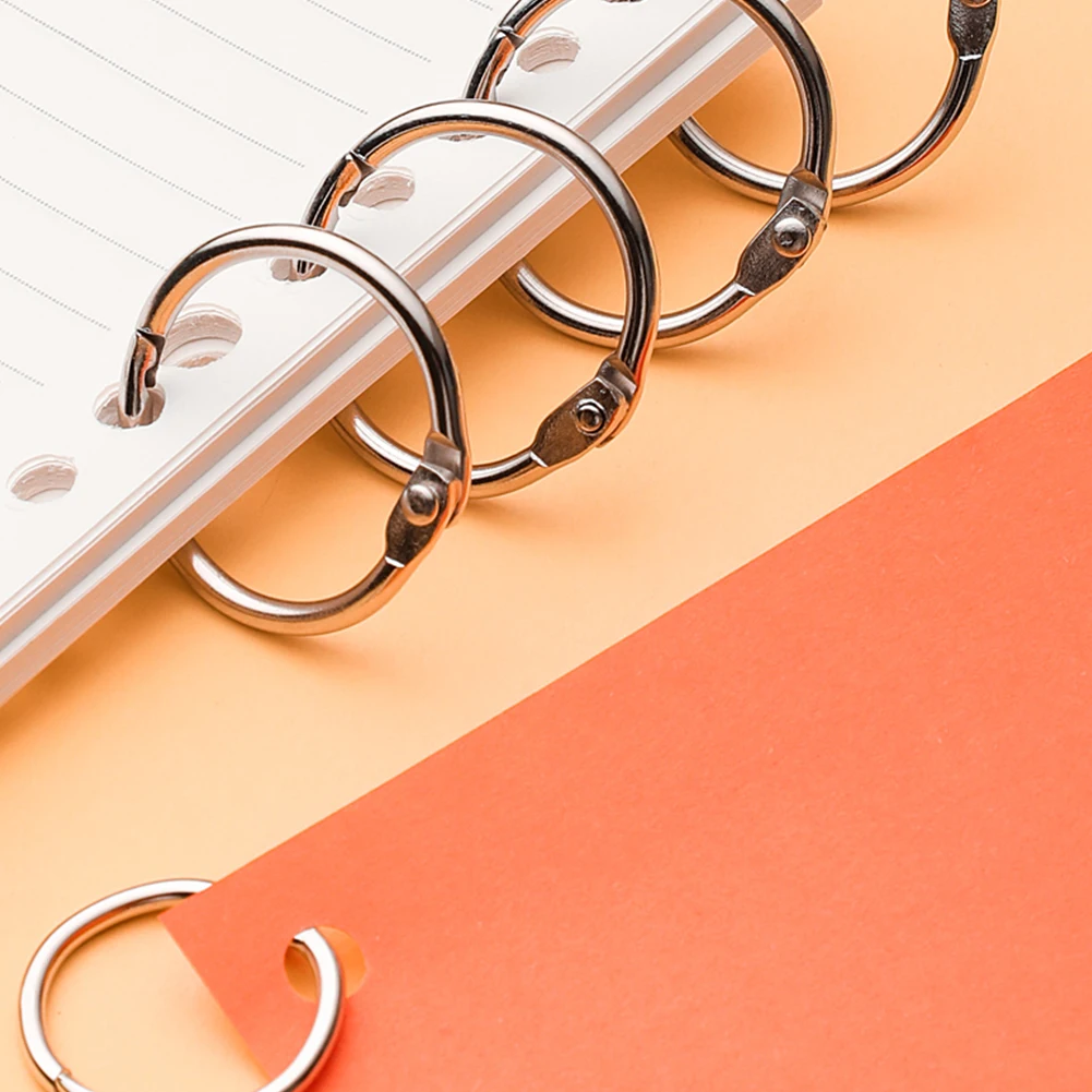 

15/30 шт., металлические кольца для бумаги, 20-88 мм