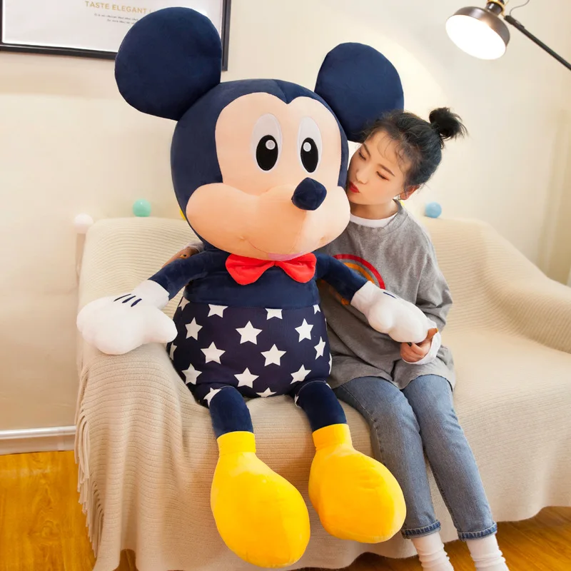 Mickey Мягкие Микки и Минни кукла мышка плюшевые игрушки мягкие Звезды Микки Минни куклы подушка подарки на свадьбу, день рождения для детей - Цвет: Mickey