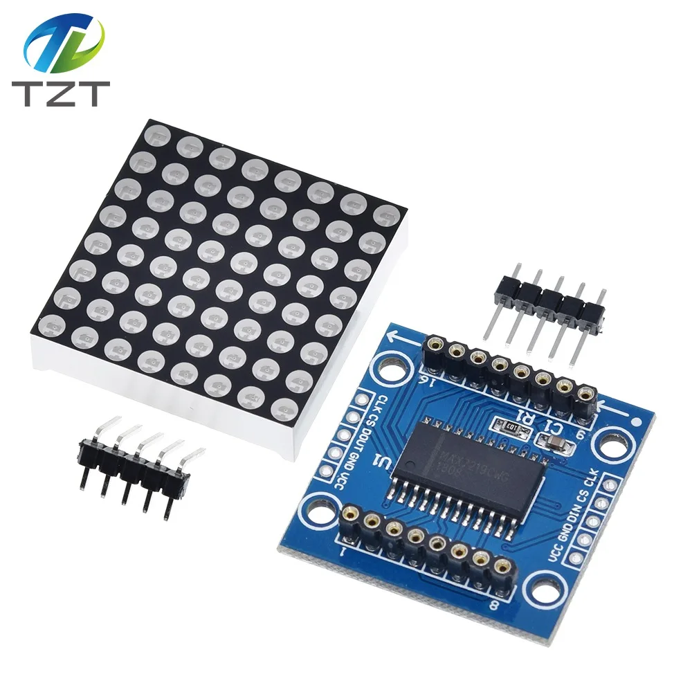 Матричный модуль TZT MAX7219 микроконтроллера дисплей готовые товары для Arduino|diy kit|kit