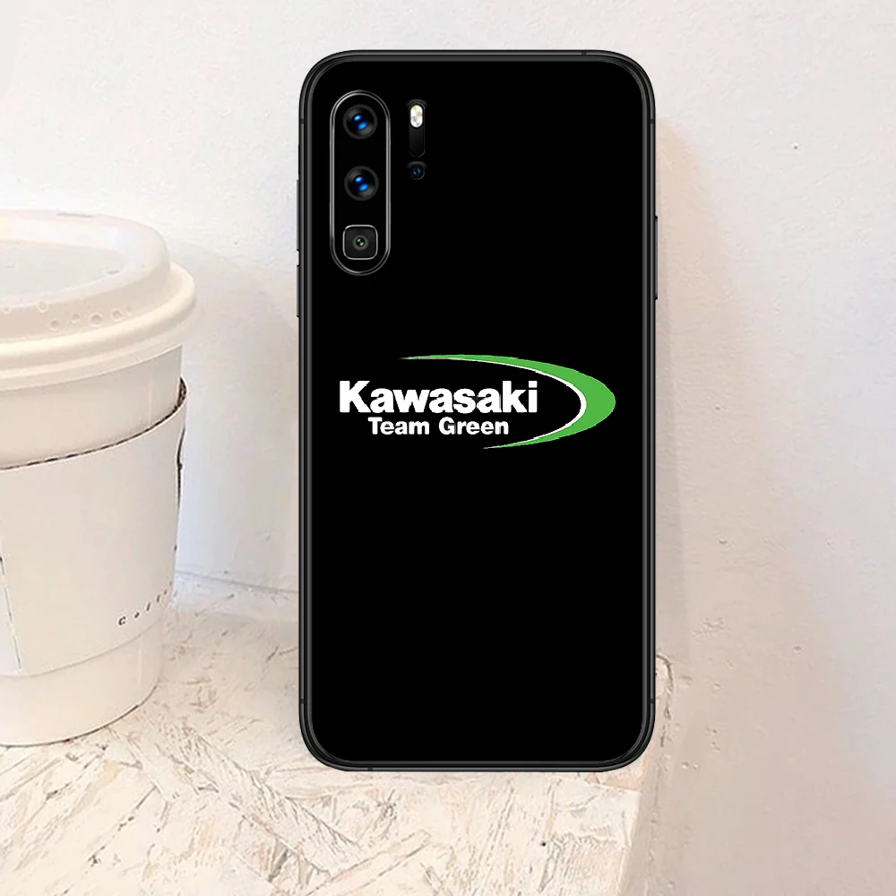 

Kawasaki Ninja moto Phone Case For Huawei P Mate Smart 10 20 30 40 Lite Z 2019 Pro black Prime Pretty Waterproof Luxury Bumper