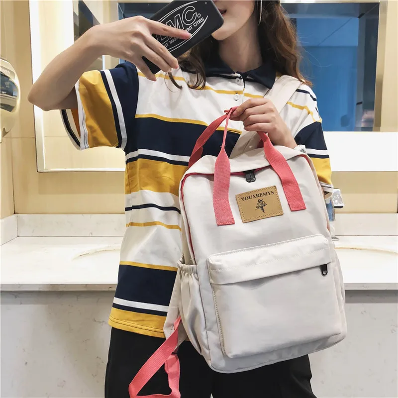 Backpack Laptop Bag Women mochila para adolescentes school bags New Korean Style nylon women Backpack Large Capacity