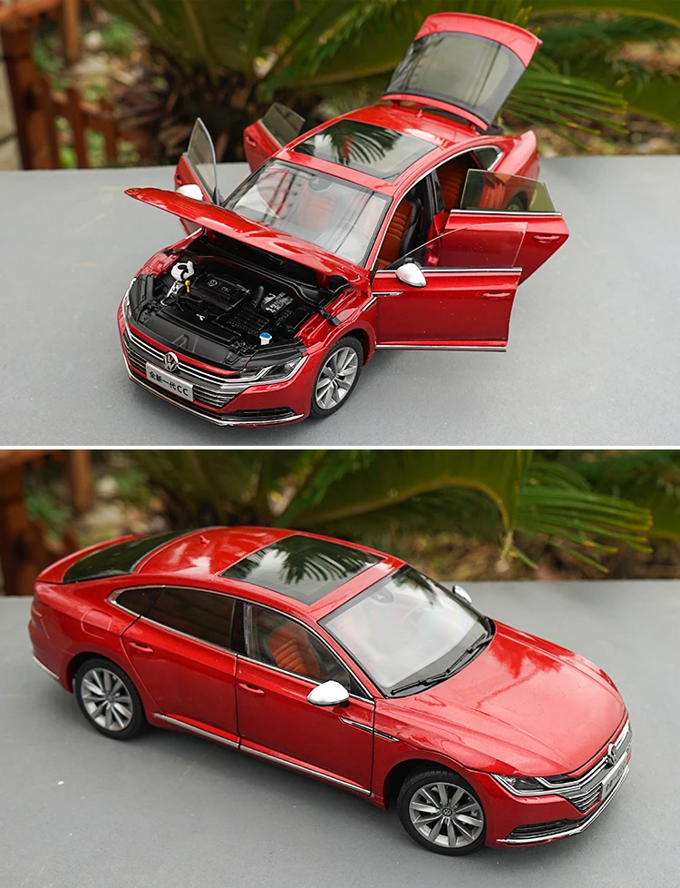 Высокое качество 1:18 VW CC модель сплава, имитация литого металла модель седана, изысканная коллекция подарков