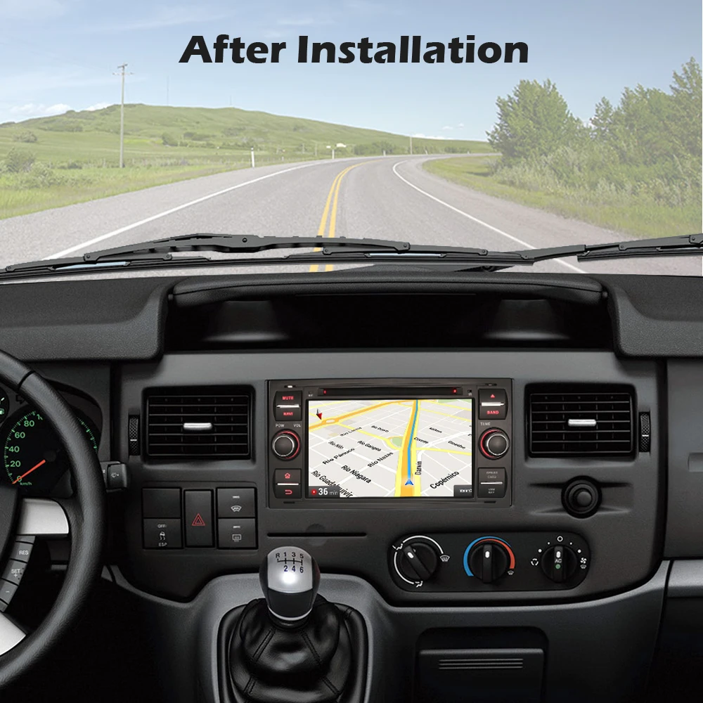 Автомагнитола 2 DIN 7 дюймов 8 ядер 64 ГБ DVD GPS-навигация CarPlay Android 10 Авторадио DAB +