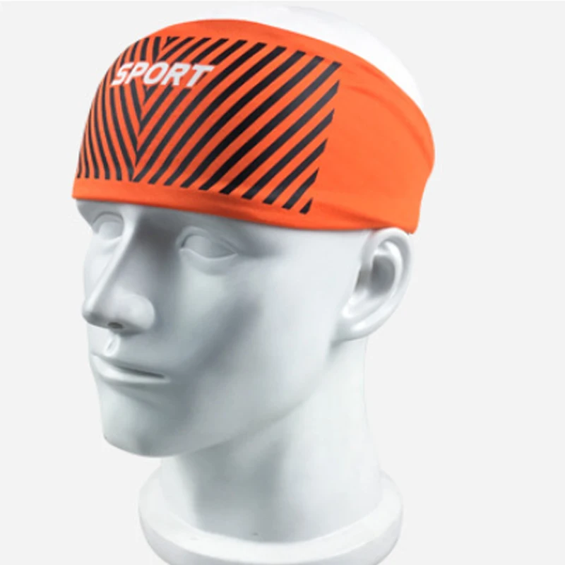 Мужская и женская спортивная эластичная Нескользящая повязка на голову для