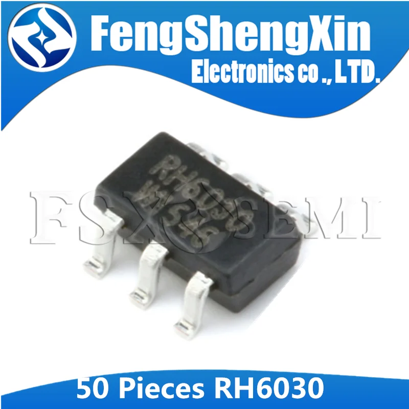 50 шт./лот New RH6030 SOT23 6 A single bond touch key IC chips mono ёмкостное касание|ic chip|touch capacitivetouch chip |