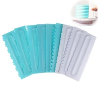 comb icing smoother baking pastry cake decorating cake scraper 1set