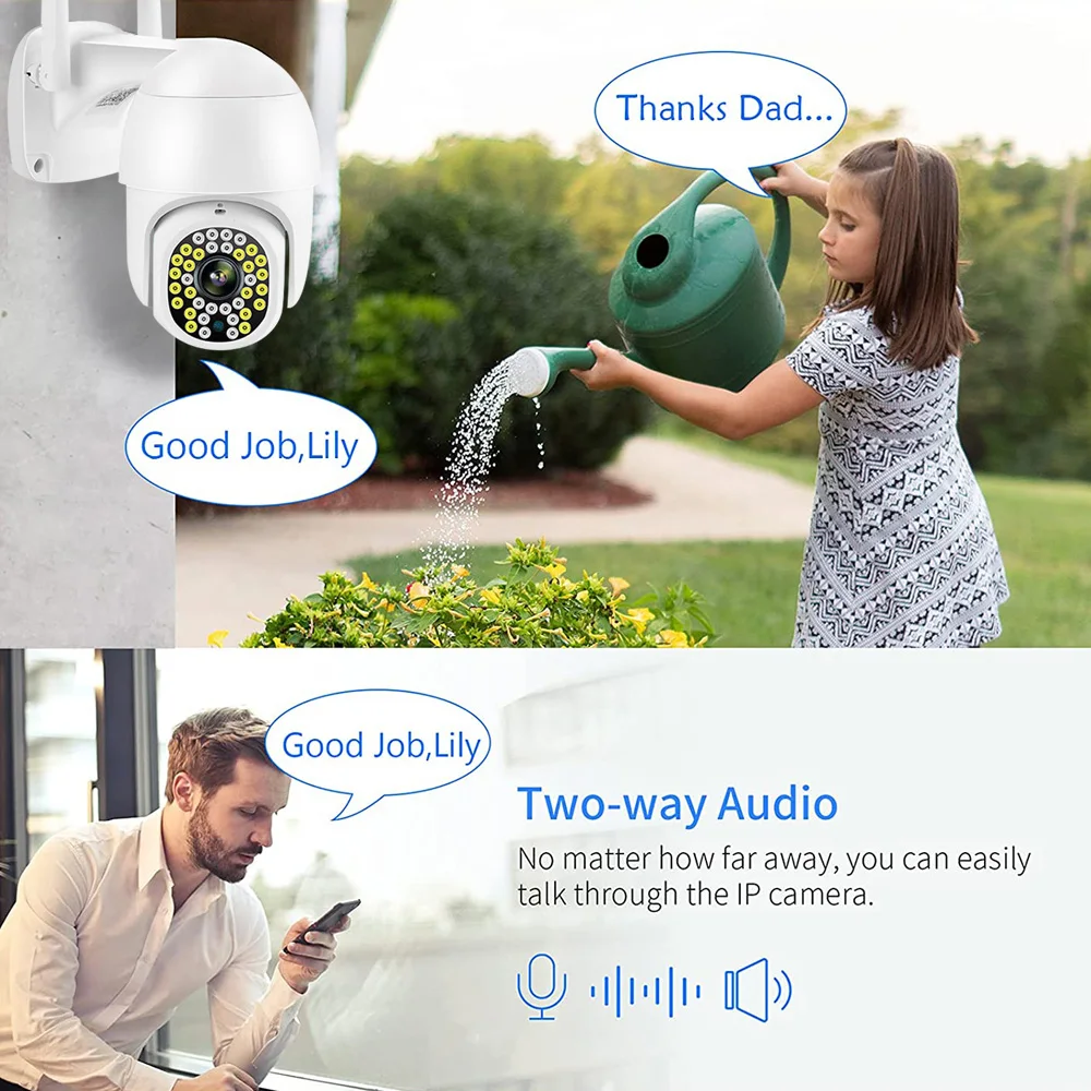 1080p ip wifi camera smart home security protection outdoor indoor surveillance cctv 360 ptz auto tracking ip66 baby monitor cam free global shipping